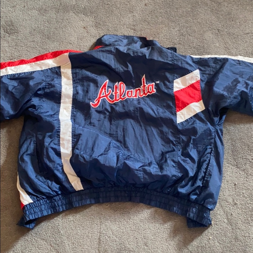 Vintage Atlanta Braves track jacket size Large